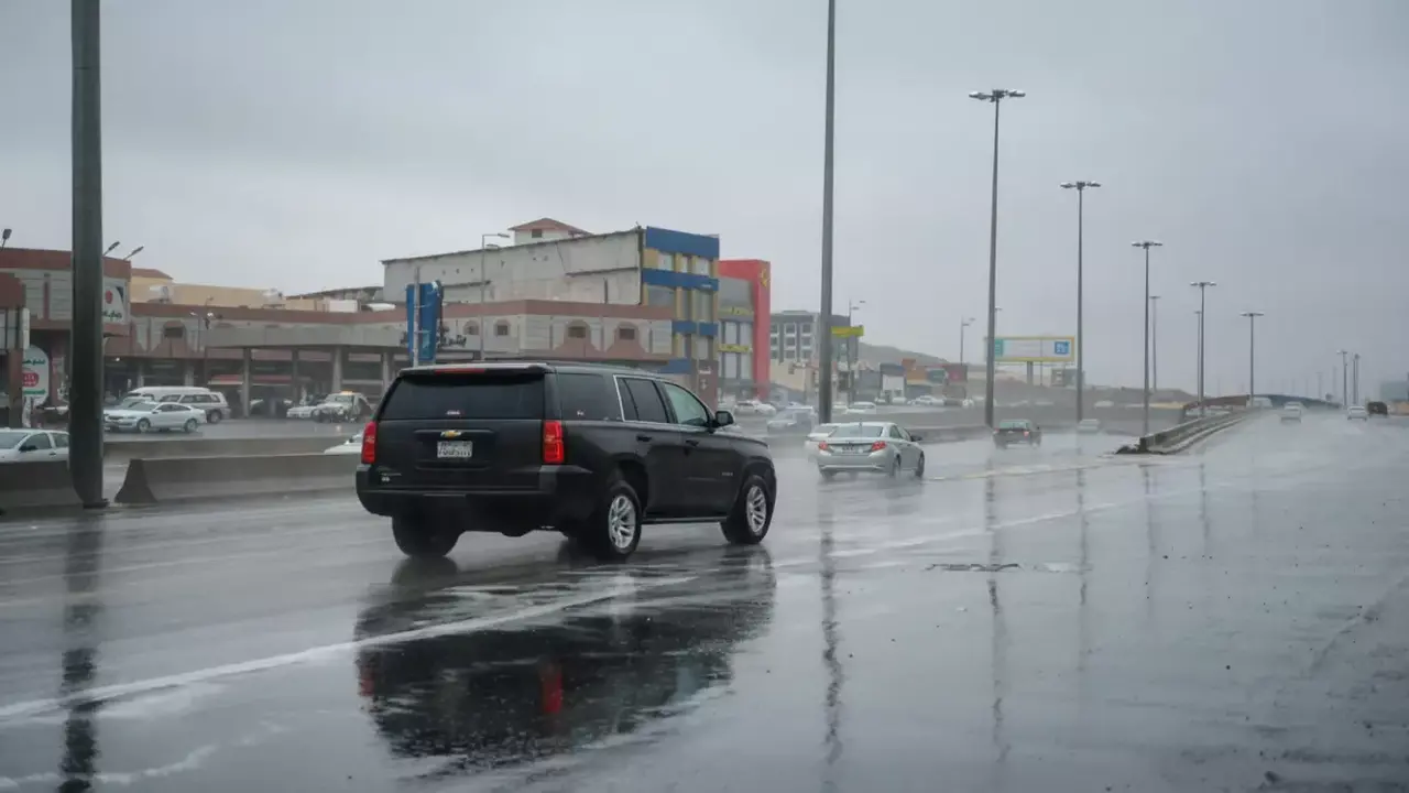 عاصفة رعدية تقتل الرؤية وتزيد خطورة الصواعق في الجوف حتى فجر الثلاثاء